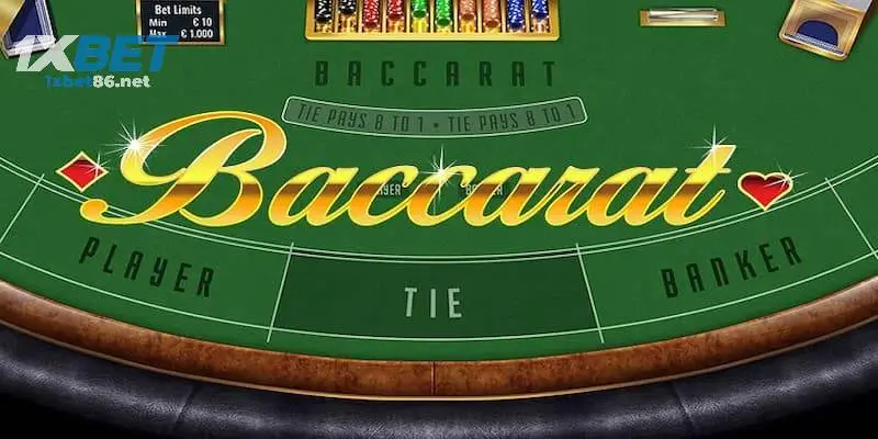 Dễ dàng tham gia Baccarat với 1XBET