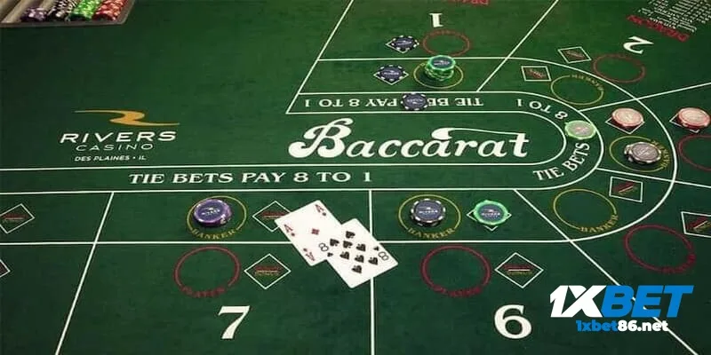 Mách hội viên cách cược Baccarat dễ thắng tại 1XBET 